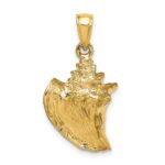 14K 3-D Conch Shell Charm - Image 4