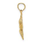 14K Textured Starfish Charm - Image 2