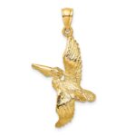 14K 3-D Pelican Flying Charm - Image 4