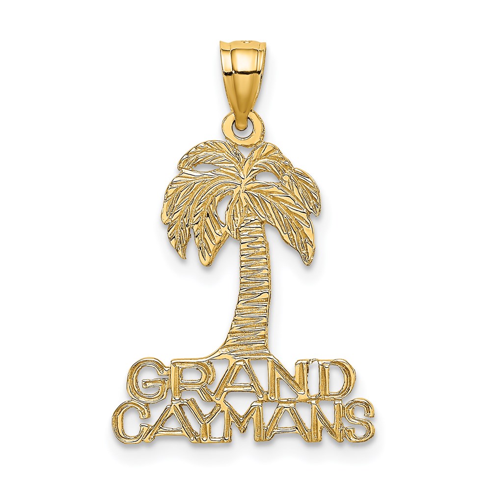 K7761.jpg 14K GRAND CAYMANS Palm Tree Charm - Image 1