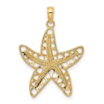 14K Cut-Out Starfish Charm - Image 4
