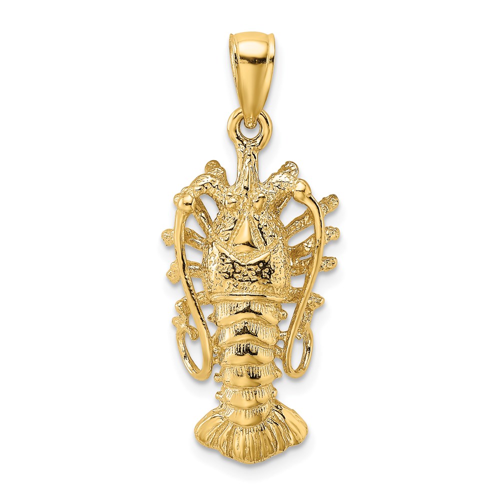 K7789.jpg 14K Polished Florida Lobster Charm - Image 1