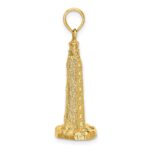 14K 3-D Cape Henlopen Delaware Lighthouse Charm - Image 2