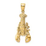 14K Lobster with Moveable Claws Pendant