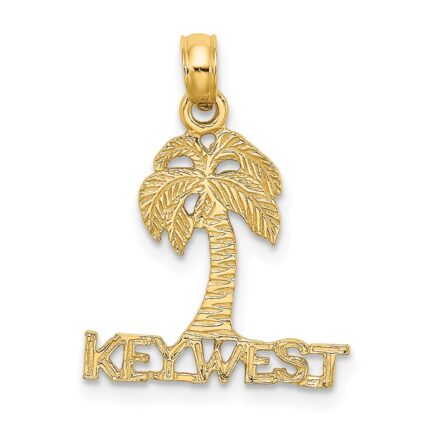 14K KEY WEST Palm Tree Charm