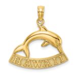 14K HAWAII Dolphin Charm