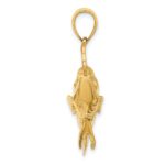 14K Large 3-D Tarpon Fish Charm - Image 2