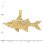 14K Large 3-D Tarpon Fish Charm - Image 3