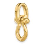 14K 3-D Medium Shackle Link Charm - Image 5