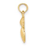 14K Four Shell Cluster Charm - Image 2