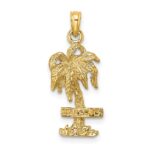 14K MARCO IS. Palm Tree Charm