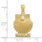 14K MARCO IS. Scallop Shell Charm - Image 3