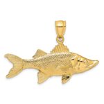 14K 3-D Tarpon Fish Charm - Image 4