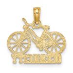 14K OCEAN CITY Bicycle Charm - Image 4