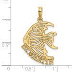 14K Polished ST. MARTIN Under Angelfish Charm - Image 3