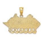 14K Large Polished BARBADOS Cruise Ship Charm - Image 4