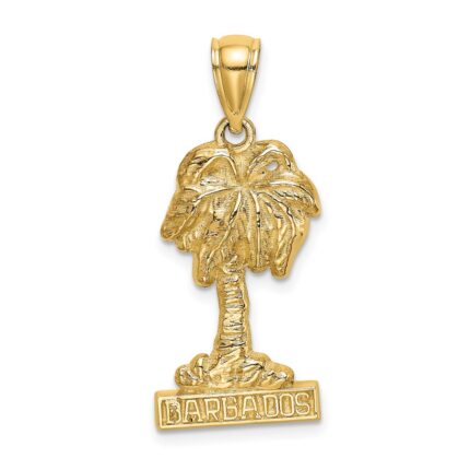14K BARBADOS Palm Tree Charm