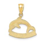 14K KEY WEST Dolphin Charm - Image 3