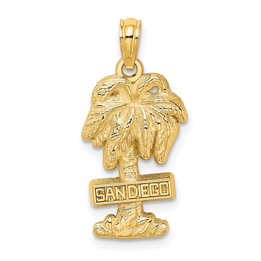 K8240.jpg 14K SAN DIEGO Palm Tree Charm - Image 1