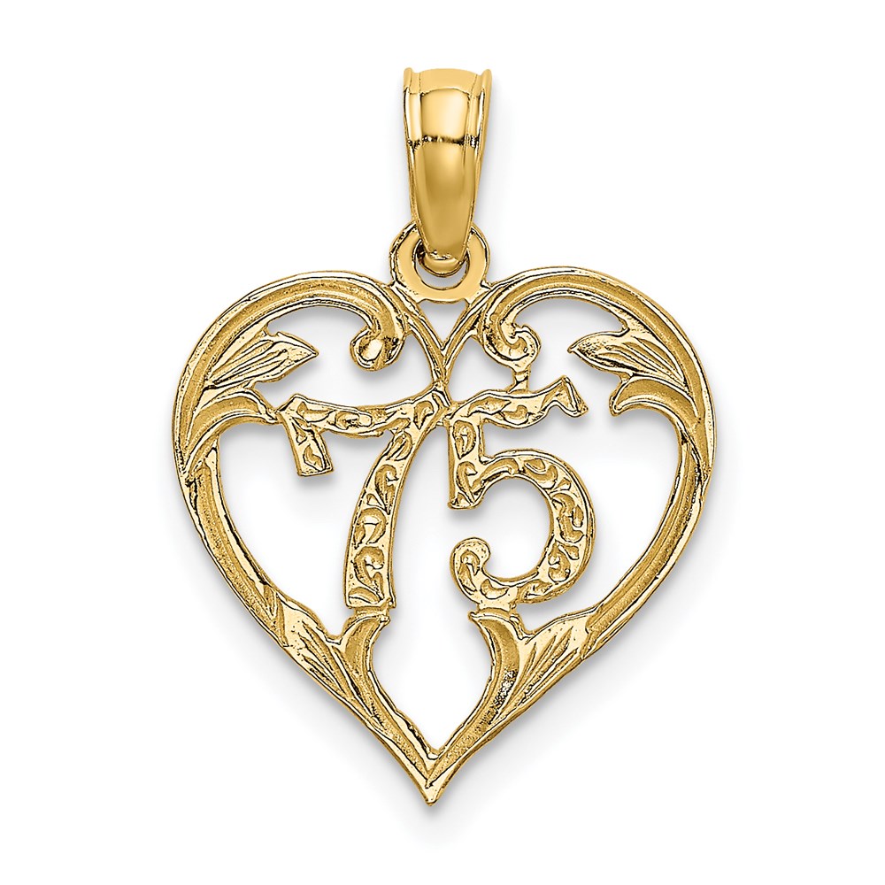 K8295.jpg 14K 75 In Heart Charm - Image 1
