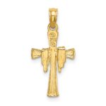 14K Cross with Drape Charm - Image 4