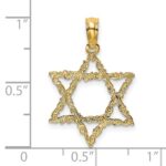 14K Fancy Star Of David Charm - Image 3