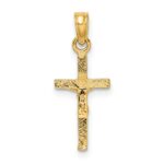 14K Mini Crucifix Charm - Image 4