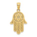 14K Chamseh with Star Of David Charm