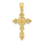 14K Crucifix with Fancy Edges Charm