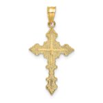 14K Crucifix with Fancy Edges Charm - Image 4