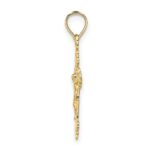 14K Crucifix with Fancy Tips Charm - Image 2