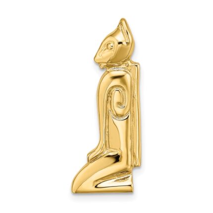 14K MARCO ISLAND Cat Chain Slide