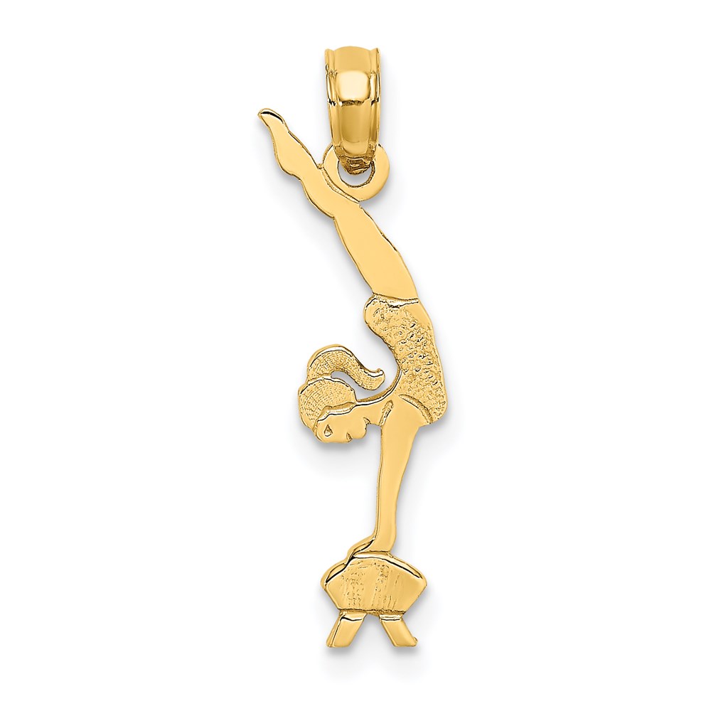K8731.jpg 14K Gymnastics Charm - Image 1