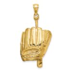 14K 3-D Baseball Glove/Bat/Ball Charm - Image 4