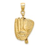 14K 3-D Baseball Glove/Bat/Ball Charm - Image 4