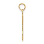 14K Double Tennis Racquet with Ball Charm - Image 2