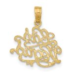 14K LAS VEGAS Script Charm - Image 4