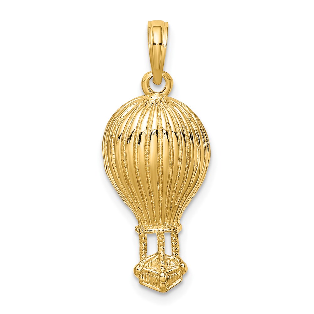 K8914.jpg 14K Polished Hot Air Ballon Charm - Image 1