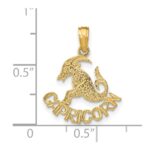 14K CAPRICORN Zodiac Charm - Image 3