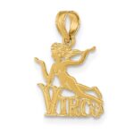 14K VIRGO Zodiac Charm - Image 5
