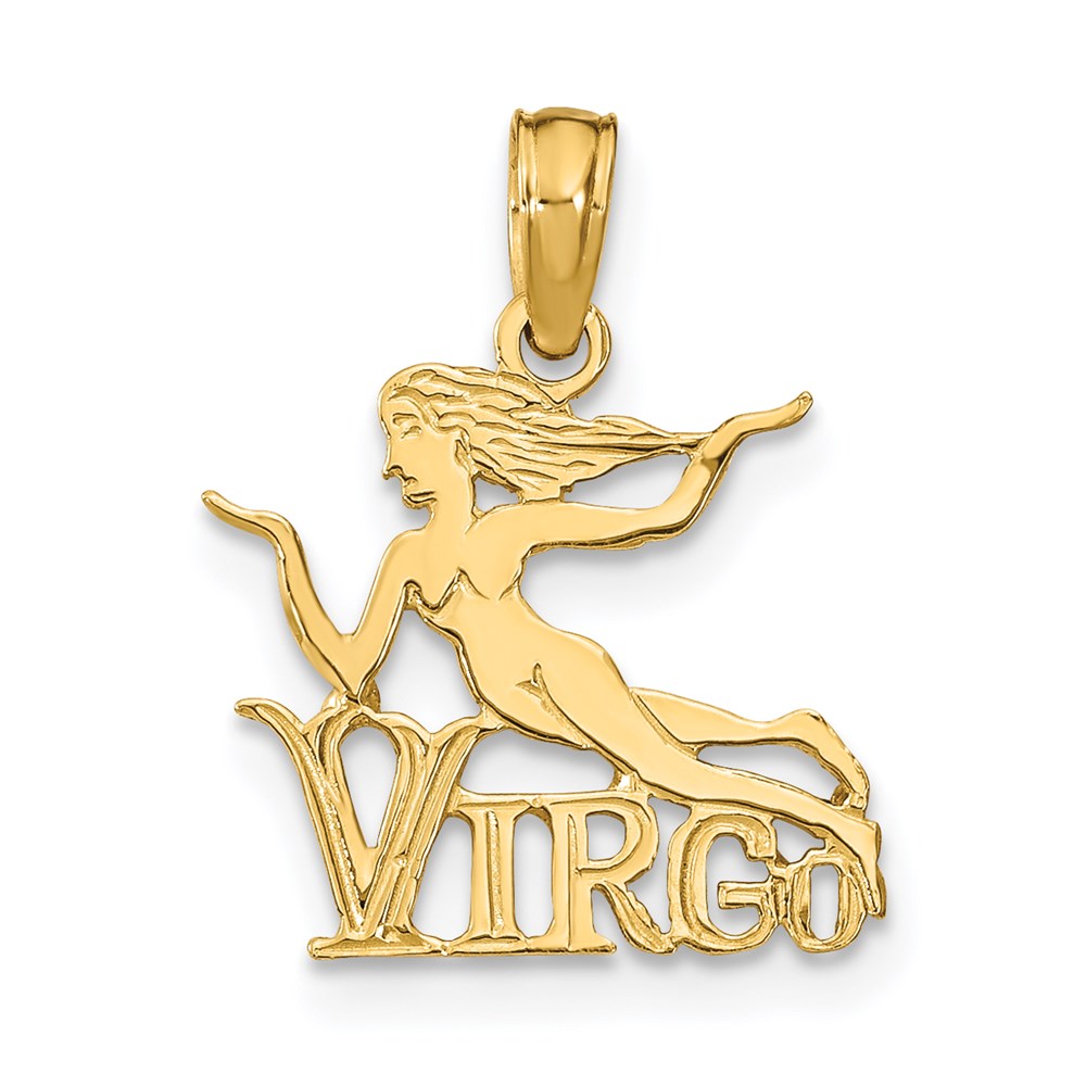 K8951.jpg 14K VIRGO Zodiac Charm - Image 1