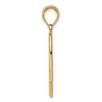 14k and White Rhodium American Flag Charm - Image 2