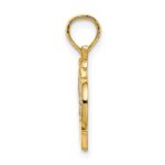 14k with White Rhodium OCEAN CITY NJ Bicycle Charm - Image 2