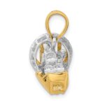 14k Two-Tone 3-D Airboat Charm - Image 2