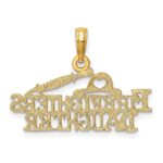 14k FIREFIGHTER'S DAUGHTER Charm - Image 4
