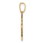 14K Graduation Cap and Diploma 25 Charm - Image 2