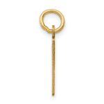 14k Small Elongated Number 9 Charm - Image 2