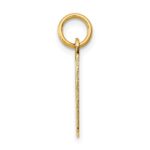 14k Small Elongated Number 10 Charm - Image 2