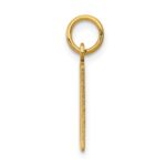 14k Small Elongated Number 20 Charm - Image 2