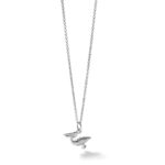 Sterling Silver Rhodium-plated Pelican Pendant - Image 6